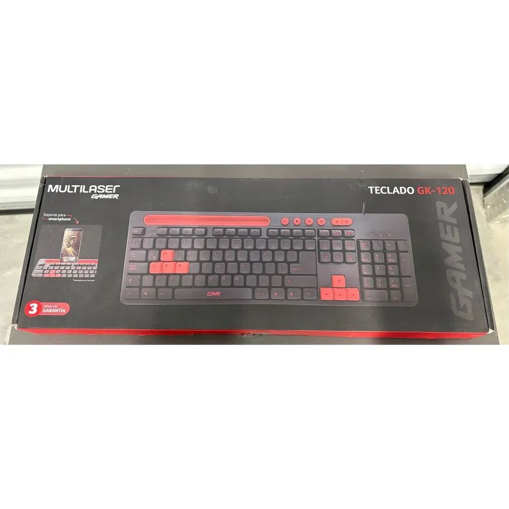 Multilaser teclado gaming keyboard & mouse combo new open box